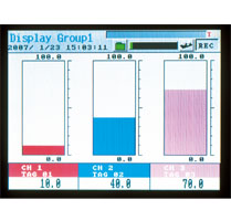 bargraph on PHF paperless recorder
