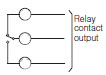 SPDT relay contact output