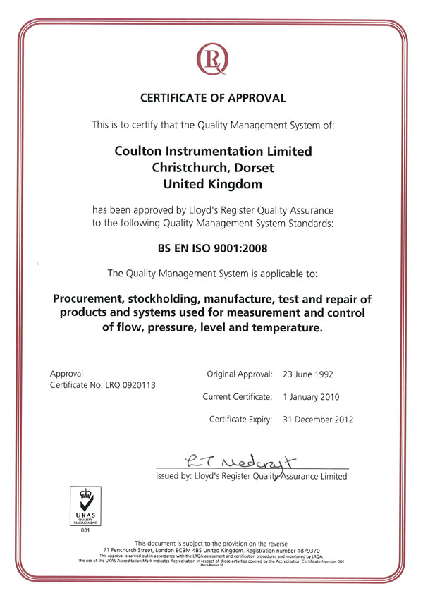 LRQA Cert ISO9001_2008 Exp_DEC2012